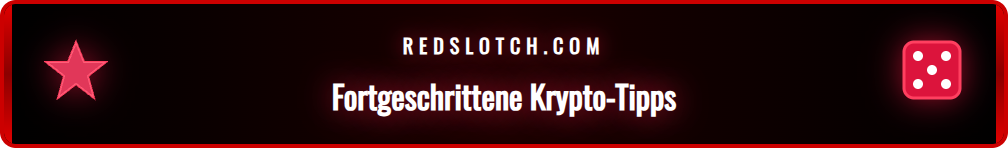 Infografik mit den besten Tipps für Krypto-Einzahlungen auf der Plattform.