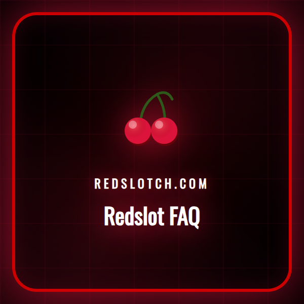 Ein Benutzer, der die Redslot FAQ Seite auf einem Laptop durchsucht.