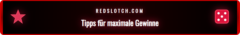 Infografik mit den besten Tipps und Tricks für das Redslot Jackpot Rad.