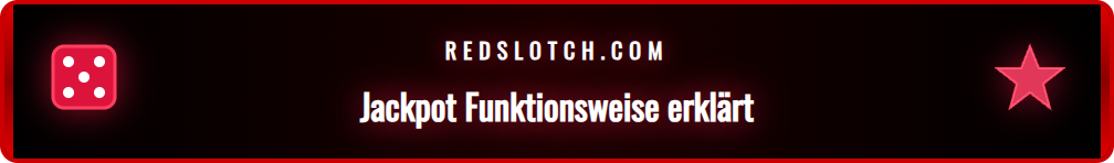 Grafik, die das Prinzip eines progressiven Jackpots bei Redslot zeigt.