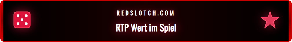 Detailansicht eines Spielautomaten, der die Redslot RTP anzeigt.