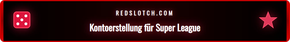 Anmeldeformular für die Schweizer Super League auf der Plattform.
