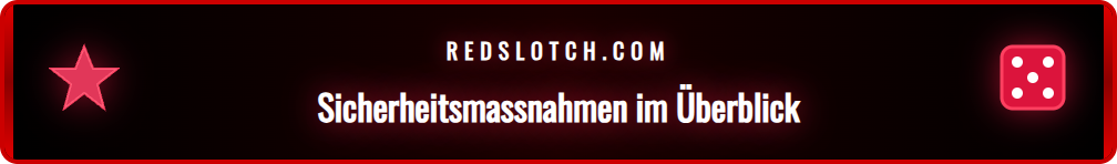 Eine Infografik, die die verschiedenen Säulen des verantwortungsvollen Spielens bei Redslot zeigt.