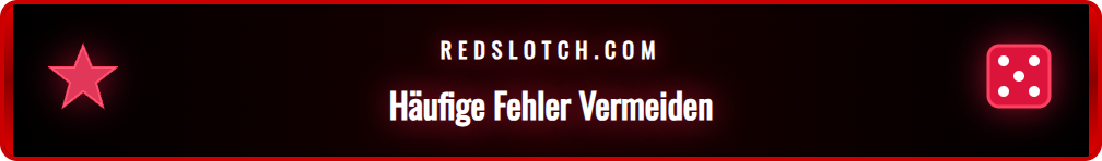 Eine Infografik, die häufige Fehler bei der Nutzung von Online-Casino-Boni visualisiert.