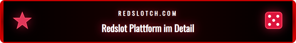 Einblick in das Interface und die Spielauswahl von Redslot Casino.